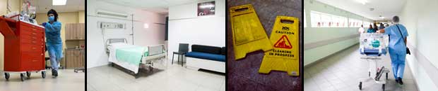 Hospitals: Cleaners, Porters